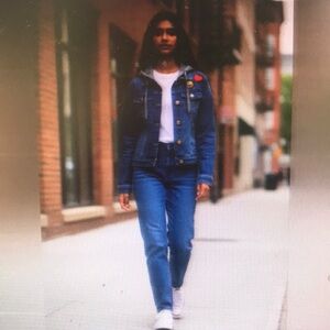 Blue Denim Jacket and Jeans Set